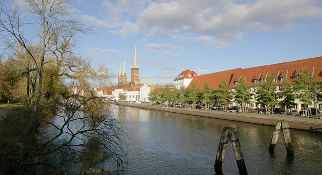 Lübeck Häuserfront